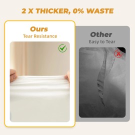 Simetufy 600 Sheets White Tissue Paper Bulk, 20" X 30" Packing Supplies for Moving & P.