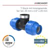 Kirchhoff Fitting T-piece with internal thread, plastic 1/2 inch x