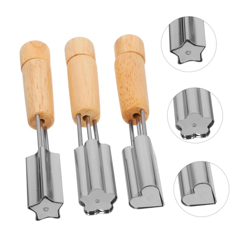ABOOFAN 1 Set Flower Shaped Cupcake Corer Set Cookie Cutter
