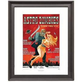 Astro - zombies 1 - Red Background - Picture Frame 8x10 inches - Poster - Print