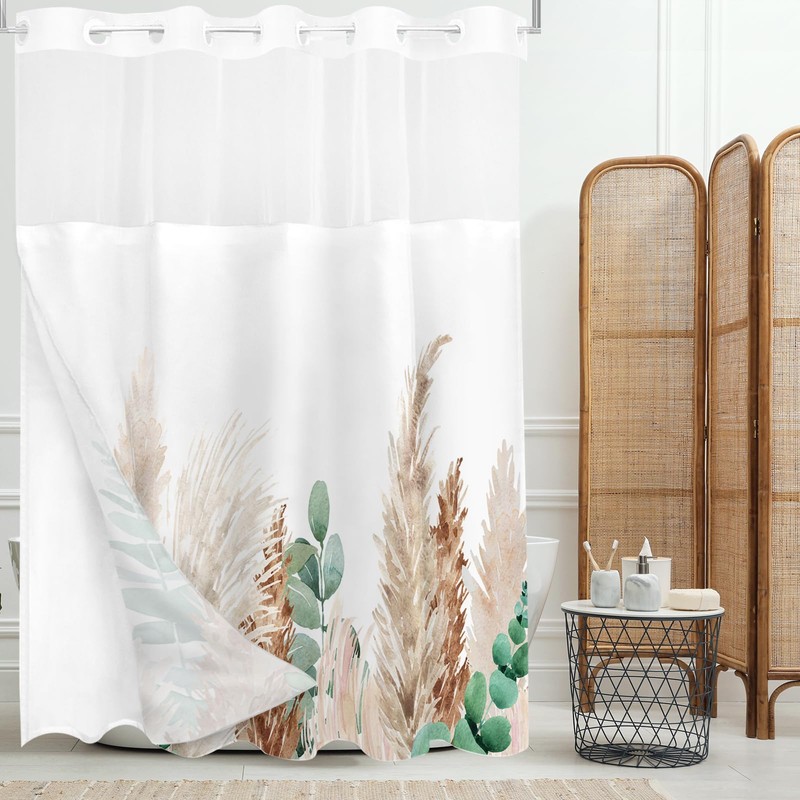 Tititex No Hooks Snap in Liner Dried Brown Pampas Grass