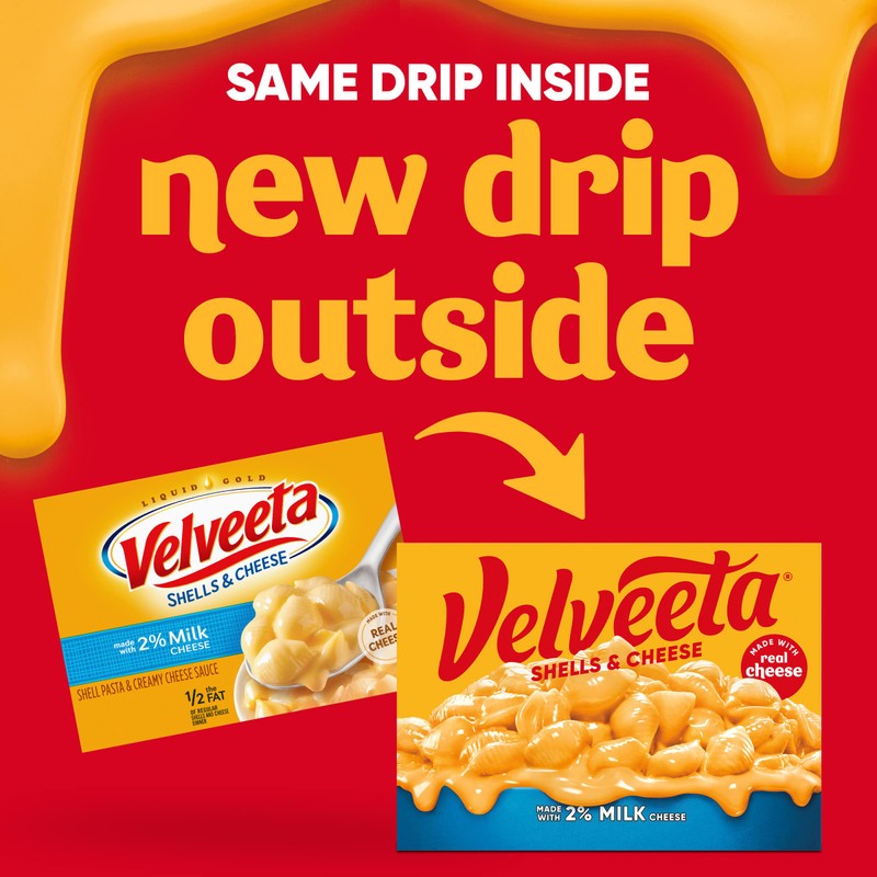 Velveeta Shells & Cheese Pasta with Cheese Sauce & 2%