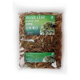 Olive Leaf Tea Loose Leaf – 6 oz Olive Tea – Olive Tea Leaf – Olive Leaf Tea Bulk – Olive Leaf Whole – Caffeine Free – Loose Leaf Herbal Tea - Olive Leaf Tea For High Blood Pressure