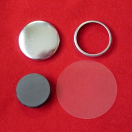 Tecre or ProButtonShop 1000 pcs 1” 1 inch Complete Magnet Buttons for Tecre Button Maker Machine