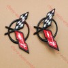 Truckemblems 3pcs Black Red For 1997-2004 C5 Front Nose and