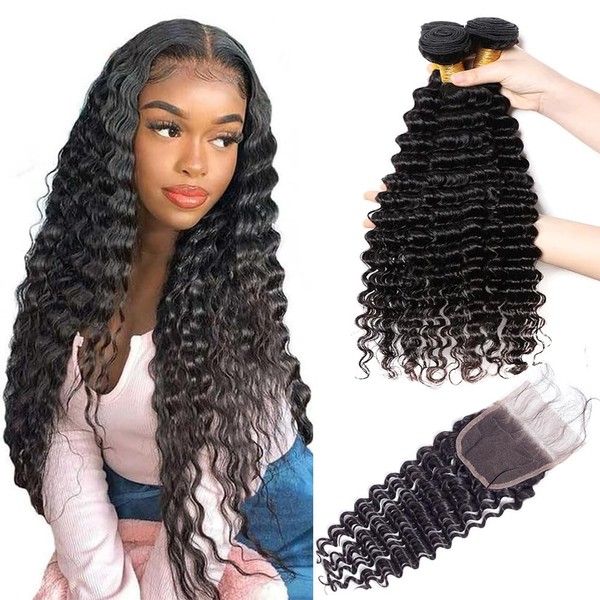 12A Deep Wave Bundles 22 24 26 28 Inch Deep
