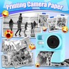 Kids Instant Print Camera Paper, Thermal Printing Paper Set for