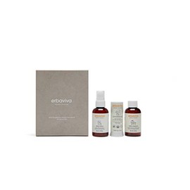 Erbaviva Organic Baby Discovery Kit, 3 Piece Set - Essential Baby Skin Care Gift Set, Travel Size Baby Shampoo, Baby Lotion, Baby Lip & Cheek Balm, Gentle For Delicate Skin