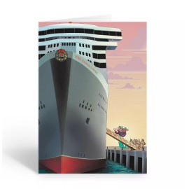 Stonehouse Collection Cruise Ship Christmas Cards |  Cruising with Santa and Reindeer | Boating-60024