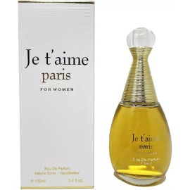 Unbranded Je T'aime Paris For Women Eau de Parfum 100ml/3.4 Oz Spray - New in Box