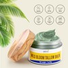 Handmade Wild Bloom Tallow Face Balm with Blue Tansy -