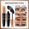 2025 New Waterproof Silk Fibre Thick Lengthening Mascara, Iron Wand