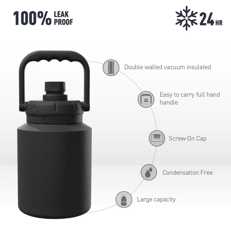 Asobu Mini Stainless Steel Double Walled Vacuum Insulated 33 Ounce