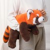 Labauxite Red Panda Plush Stuffed Animal - Sleeping Plush Toy