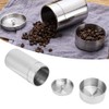 Kitchen Canister Set, 550ml Stainless Steel Food Storage Container Portable