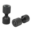 Set of Two Hole Pins Rust Resistant Black 2 Hole