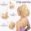 LuxeHair 11” Classic Loose Curly Claw Clip In Ponytail Extension,