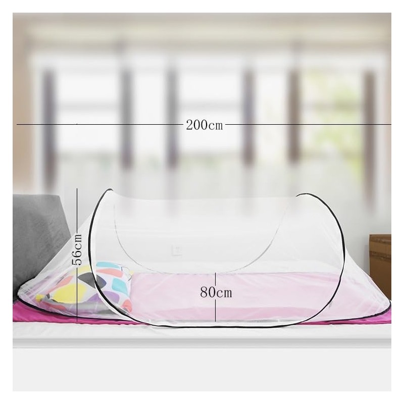 Fransande Foldable Mosquito Net, Ultra Light Pop-up Mosquito Net, Portable