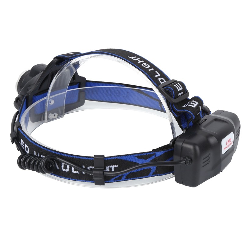 LED Headlamp USB Rechargeable Head Light Flashlight for Outdoor Camping