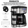 Coffee Brewing Basket Bottom spring loaded stopper kits for Hamilton