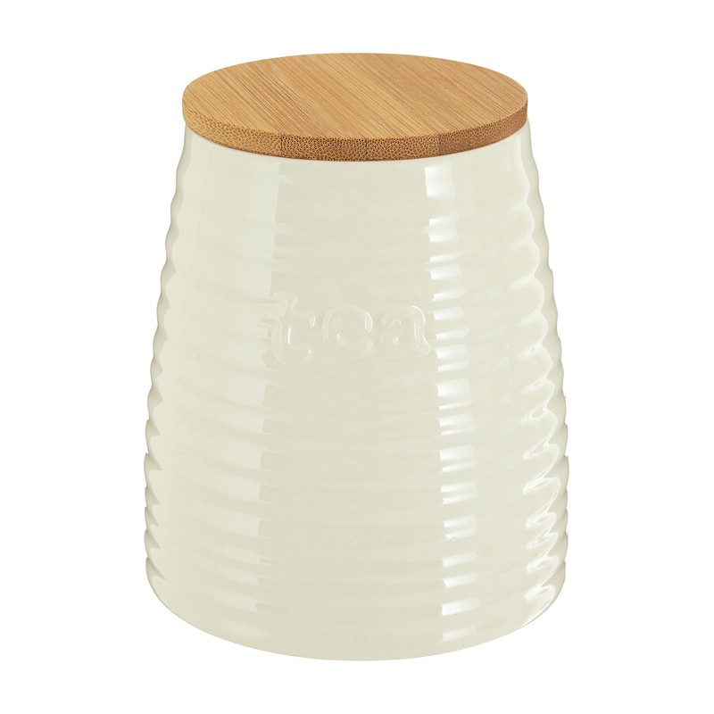 Premier Housewares Winnie Tea Canister - Cream