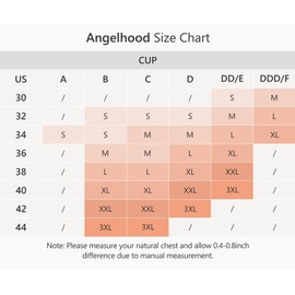 Angelhood V Neck Bra, Seamless Bra for Women, Wireless Everyday Bra, Full-Coverage Bra, Comfort Soft Support Bra with Extender, Black, Large