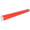 Long Pipe Bird Feeder Red Transparent Outdoor Bird Feeder Tube