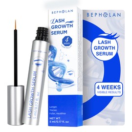 Advanced Lash Serum,Eyelash Serum for Longer Eyelashes and Eyebrows, Lash Enhancing Serum With Natural Formula Vegan & Cruelty A Escolha by BEPHOLAN (5mL)