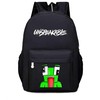 Unspeakable Backpack School Bag, Black