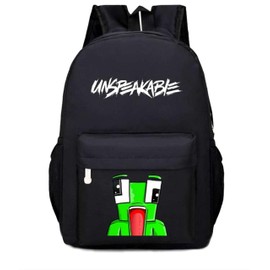 Unspeakable Backpack School Bag, Black