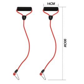 Vibrationsplatte Expanderbänder Widerstandsbänder elastische Bungee-Seile Hilfsbänder Fitnessübungsbänder für Gewichtheben, Muskelaufbau, Krafttraining