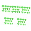 iplusmile 60pcs Auto Dent Puller Tabs Repair Kit Dent Removal