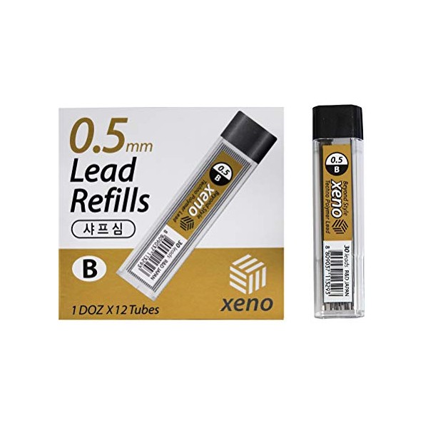ZEESOON Xeno Beyond Style Mechanical Sharp Pencil Leads Refills B 12pcs (0.5mm)