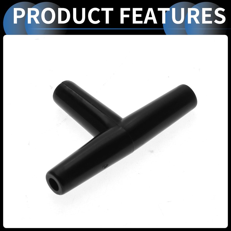 INFINAUTO Plastic Hose Barb Fittings, 3/16" T Shaped 3 Way