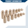 A ABSOPRO 14pcs Brass Wheel Spoke Balance Weight Refill/Set/Gold Tone