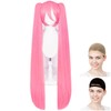 CaseEden 6109 Premium Cosplay Wig, Smooth Sakura Miku, Hatsune Miku,