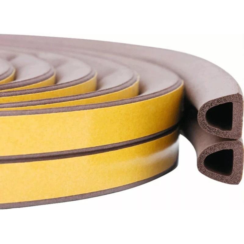 SANBREVE Tira De Sellado Puerta Insonorizante Cuña Para Puerta 6pcs