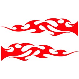 Tribal Smart Flames Fire Auto Truck Dune Buggy Side by Side ATV Decals Stickers Set