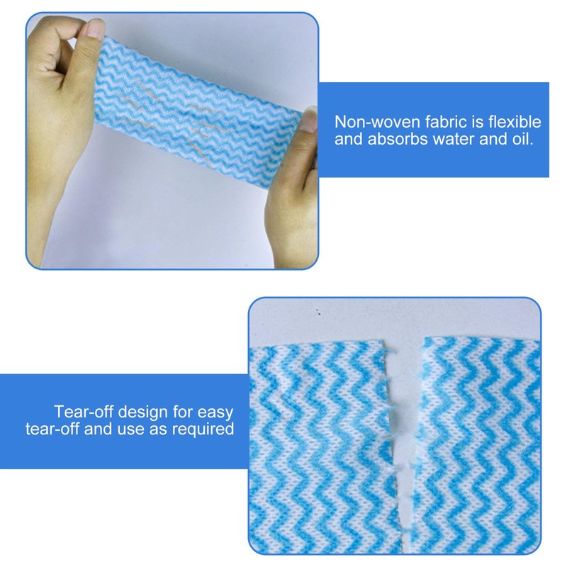 dogmoon J Cloth Roll, 4 Rolls All Purpose Cloths, 180