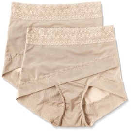 ATSUGI Correction Shorts, Pelvic Makeup, Pelvic Cross Shorts, Hip Up, 2-Piece Set -