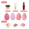 SISTEMAS Kit Esponja De Maquillaje Caja De 8 Piezas