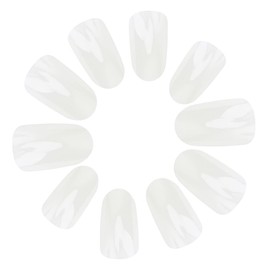 Healeved Unique Nail Art Pcs Fake Nail Stickers Manicure Stickers Set Full Coverage for Party and Holiday