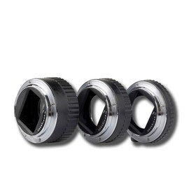 Meike C-AF1-A Metal Auto Focus Macro Extension Tube Set Compatible with Canon DSLR Camera 13 mm 21 mm 31 mm 1D 6D 7D 50D 70D 550D 700D 5D Mark II 5D Mark III etc