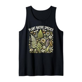 Protect Pollinators Sunflower Bee Butterfly Insect Lover Tank Top