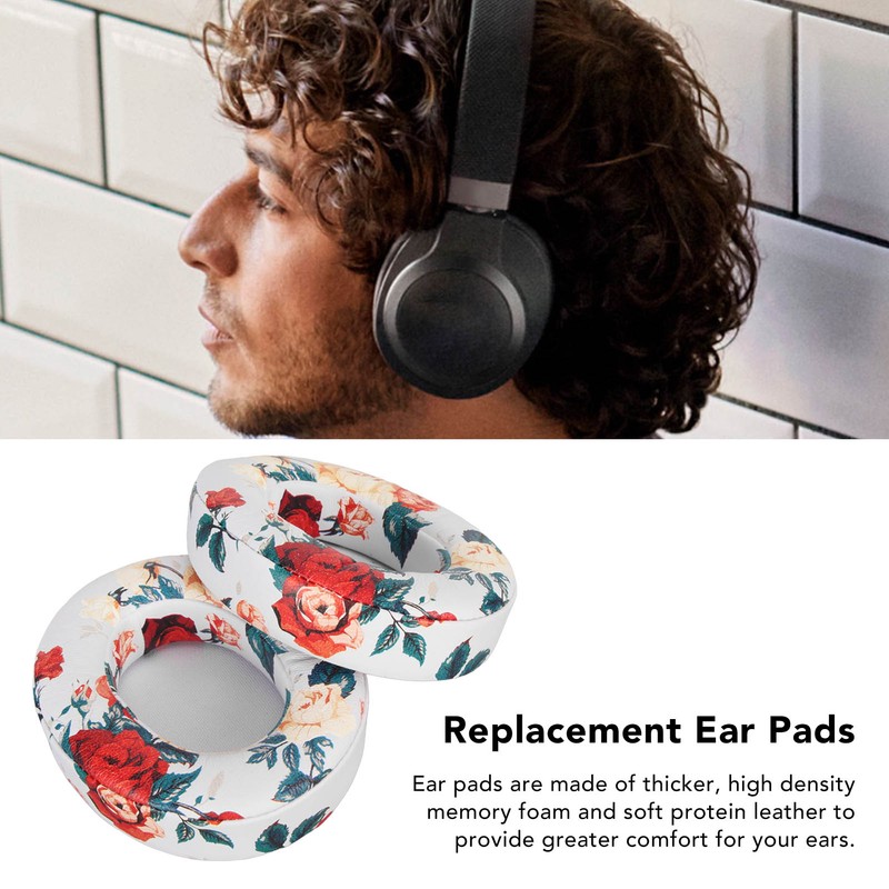 Replacement Ear Cushions Professional Soft Protein Leather Soundproof Memory Foam