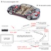 License Plate Backup Camera,HD Night Vision Reverse Camera with 8