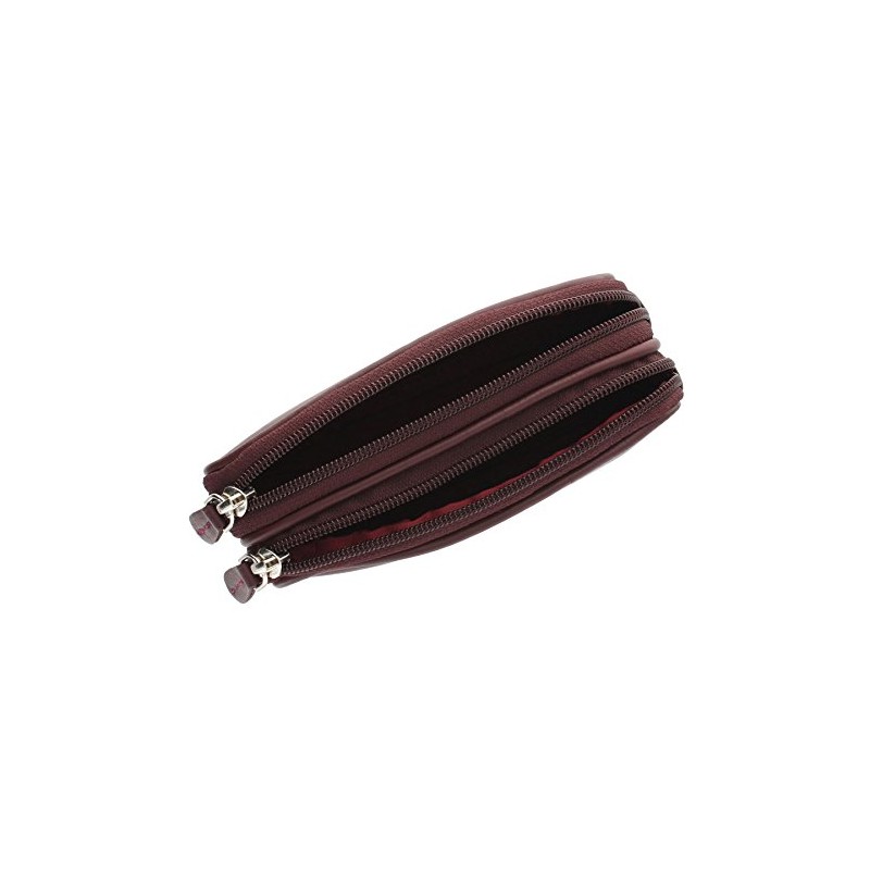 Ashlie Leather Double Spectacles Case 4301_21 Mulberry