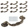 Jersvimc 10 Piece Drop Drawer Handles 5 Inch(128mm) Hole Centers