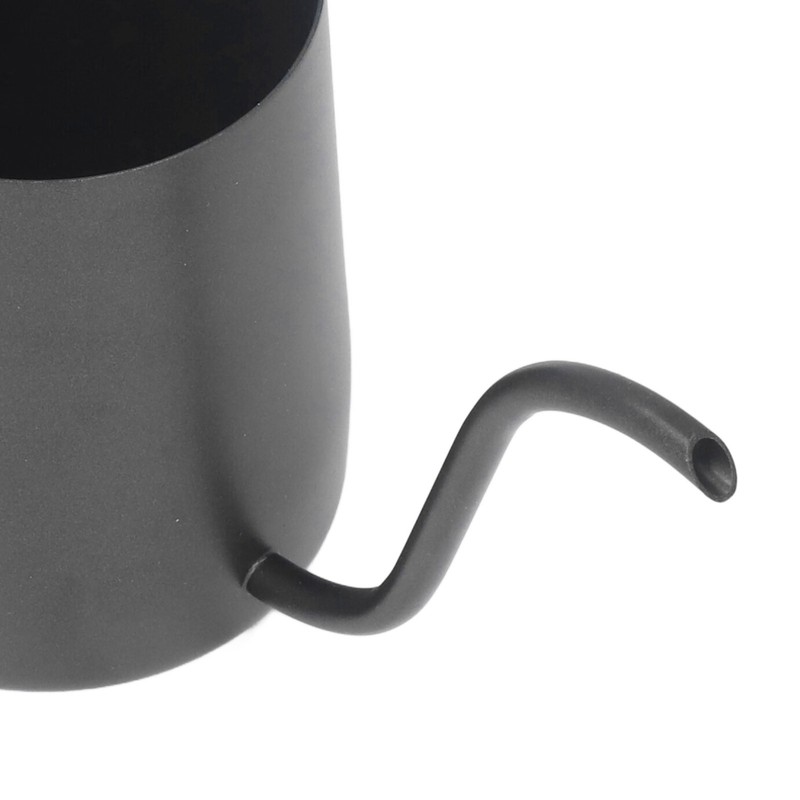 Black Stainless Steel Long Spout Drip Kettle Gooseneck Pour Over