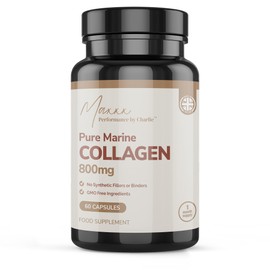 100% Pure Marine Collagen Capsules,800mg GMO-Free Made in The UK